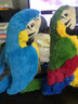 惠妮寶貝仿真鳥(niǎo)兒金剛鸚鵡公仔毛絨玩具玩偶可愛(ài)小鳥(niǎo)布娃娃兒童生日禮物 綠色鸚鵡  25厘米 曬單實(shí)拍圖