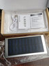 閃步適用于超大容量太陽(yáng)能充電寶適用華為蘋(píng)果oppo移動(dòng)電源超薄小巧快充20000毫安時(shí)VIVO/華為蘋(píng)果oppo 太陽(yáng)能(銀色) 曬單實(shí)拍圖