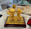 莫尼森絨沙金鍍金結(jié)婚禮物送新人新娘高品質(zhì)實(shí)用結(jié)婚紀(jì)念日禮物 喜結(jié)良緣加大號(hào) 曬單實(shí)拍圖