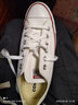 匡威（Converse）all star帆布鞋男鞋女鞋經(jīng)典低幫運(yùn)動(dòng)休閑鞋中性情侶白色101000 101000 白色常青款 39 曬單實(shí)拍圖