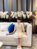 G.DUCKKIDS小黃鴨女童改良旗袍春夏中國(guó)風(fēng)兒童中式禮服小女孩公主連衣裙唐裝 香檳繡牡丹_公主裙 150 曬單實(shí)拍圖