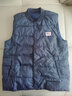 南極人兒童羽絨馬甲背心男童中大童輕薄保暖羽絨服上衣寶寶加厚坎肩秋冬 豎條藏青 170（建議身高151-160CM） 曬單實(shí)拍圖