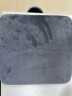 网易严选93%含量天然乳胶方形坐垫 办公室减压坐垫 藏蓝黑45*45*6cm 实拍图