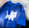 ABXA短袖t恤男士夏季新款纯棉美式上衣服五分宽松情侣半袖休闲体恤衫 小猫深灰色 XL（建议120-140斤优先发货） 晒单实拍图