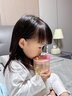 尚生物ppsu兒童牛奶杯直飲奶瓶寶寶吸管喝奶學(xué)飲水杯子鴨嘴杯帶刻度防摔 梅花-ppsu材質(zhì)350ml 曬單實拍圖