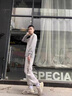 花花公子 休閑褲男秋季新款百搭大碼哈倫小腳麂皮傘兵學(xué)生休閑港風(fēng)男褲子 8608卡其 L 曬單實(shí)拍圖