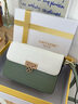 紀詩(shī)哲（GIEVSZHE）輕奢品牌包包女包真皮斜挎包女士女生單肩包送女友老婆生日禮物侈 白蓋綠底 情人節禮物新年禮物 精美禮盒 曬單實(shí)拍圖