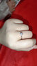 FR鉆戒女白金鉆石戒指鉑金pt950求婚結(jié)婚婚戒1克拉裸鉆定制送女友 車花顯鉆 10分IJ色 曬單實(shí)拍圖