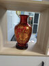 瓷晟景德鎮(zhèn)陶瓷中國紅水晶釉花開富貴牡丹花瓶現(xiàn)代家飾家居工藝品擺件 落地賞瓶 帶底座 曬單實(shí)拍圖