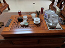 皇氏伊然【大師精雕】花梨木茶盤實木整套家用茶臺帶電磁爐全自動一體上水 89cm花梨木茶意-羊脂玉套裝 曬單實拍圖