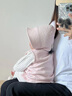 湯尼倍兒女寶寶夾棉馬甲秋冬季防風(fēng)保暖上衣服新生嬰兒背心坎肩小馬夾 粉紫色 73cm 曬單實(shí)拍圖