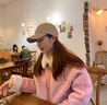 丹珠娜加厚羊羔絨外套女裝冬季新款韓版百搭學生羊羔皮毛一體機車服女潮 粉色 S 曬單實拍圖
