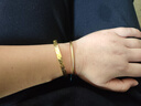 御龍鏡碎碎冰黃金手鐲女新款 999足金爆閃金手環(huán)金鐲子送女友生日禮物 58圈 金約8.8g  克重多退少補 曬單實(shí)拍圖