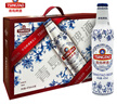 青島啤酒（TsingTao）青花瓷系列鋁瓶/易拉罐裝禮盒整箱裝 青啤一廠(chǎng)超高端啤酒節慶送禮 青花瓷 473mL 6瓶 禮盒裝 京倉直發(fā) 曬單實(shí)拍圖