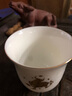 益工坊（YIGONGFANG）茶葉 大益 三才蓋碗牛年年生肖茶器 德化羊脂玉瓷茶具 力開(kāi)天地隱響杯100ml 曬單實(shí)拍圖