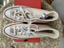 匡威（Converse）1970s 經(jīng)典高幫鞋情侶運動(dòng)鞋學(xué)生鞋休閑帆布鞋男女鞋多巴胺 162053C 米白色 38 /5.5 曬單實(shí)拍圖