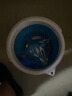光威（GW） 光威可折叠开饵盆便携式饵盘和饵盆硅胶便携式洗车打桶加厚鱼桶 GW折叠桶（蓝白）5L 实拍图