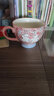藍蓮花 陶瓷馬克杯早餐杯杯盤(pán)杯子創(chuàng  )意日式手繪圖案大容量禮盒裝釉下彩 阿滿(mǎn)（櫻花）手繪早餐杯 曬單實(shí)拍圖