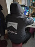 卡魯微特大碼羽絨服男中長款冬季加肥加大寬保暖防寒服可脫卸帽羽絨衣 黑色2198連帽 7XL 建議240-260斤左右 曬單實拍圖