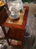 和沐 紅木家具 非洲花梨（學(xué)名：刺猬紫檀）實(shí)木簡(jiǎn)約燒水架茶幾茶具一體自動(dòng)上水茶水柜 單茶桌(素面) 曬單實(shí)拍圖