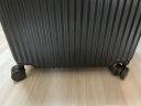 卡帝乐鳄鱼行李箱拉杆箱男万向轮旅行飞机大容量密码登机小型皮箱子 尊贵黑 26英寸 实拍图