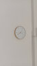 康巴丝（Compas）挂钟客厅 简约客厅石英钟表挂墙卧室时钟挂表 C3219C金色 实拍图