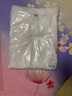 拇指白小T長袖T恤男女寬松純棉秋季廓形體恤情侶裝男女同款純色 白色 3XL 曬單實拍圖