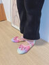 舞東方（E．Dance）兒童舞蹈鞋女童亮片芭蕾舞鞋女孩專業(yè)軟底練功鞋幼兒中國舞跳舞鞋 漸變色 31 曬單實拍圖
