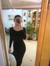 MOXTOC 高彈發(fā)熱美體保暖內衣女秋冬超薄37度恒溫秋衣秋褲套裝保暖衣 黑色（上衣秋褲） 均碼（建議80~130斤） 曬單實拍圖