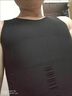 步感男士收腹背心藏肉男士塑身衣顯衣收腹背心男定型塑形塑胸 【升級款】【袖款黑色】 【XXL碼】【建議200-240斤 曬單實(shí)拍圖