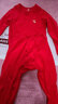 夫尼保羅本命年內衣套裝男士秋衣秋褲保暖棉毛衫純棉大紅色結婚禮物 心想事成 180(2XL) 曬單實(shí)拍圖