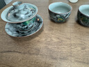 璽翰雅（ROYHOYE）景德鎮(zhèn)蓋碗老陶泥墨彩穿云龍功夫茶碗帶蓋家用高檔陶瓷敬茶碗 老陶泥蓋碗【墨彩穿云龍】禮盒裝 曬單實拍圖