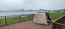 捷路普帳篷戶(hù)外野營(yíng)過(guò)夜折疊便攜式加厚防雨露營(yíng)裝備全套全自動(dòng)室內(nèi)公園 【黑膠款】超大號(hào)+防潮墊+野餐墊 曬單實(shí)拍圖