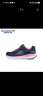 Skechers斯凱奇兒童秋冬運動(dòng)二棉鞋女童復古薄絨保暖輕便休閑棉鞋303462L 海軍藍色/粉紅色/NVPK 35 曬單實(shí)拍圖