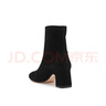 STUART WEITZMAN/SW NIKI 秋冬經(jīng)典粗方跟瘦瘦靴女鞋粗跟短靴襪靴女奢侈 曬單實(shí)拍圖