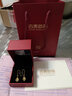 百泰首飾（BATAR JEWELLERY）生日禮物黃金耳釘女足金耳飾5G四葉草線雕耳墜金耳環(huán)耳鉤 2.34g 曬單實拍圖
