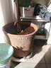 掬涵復古紅陶色大型家用水泥裝飾花器花盆可種樹(shù)土培歐式園藝輕奢擺件 特大號(底部已打孔)40cm 大 曬單實(shí)拍圖