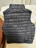 雅鹿輕薄短款馬甲羽絨服男秋冬季新款簡(jiǎn)約立領(lǐng)百搭冬裝休閑背心外套男 黑色 L 曬單實(shí)拍圖
