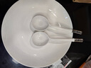 韓笑陶瓷勺子吃飯長(cháng)柄湯勺家用調羹湯匙兒童小勺子甜品勺套裝 陶瓷長(cháng)柄勺子2只裝（銀色） 曬單實(shí)拍圖