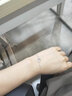 法思梵蝴蝶手鏈女玫瑰金小眾銀首飾個性簡約森女系韓版少女學生送女朋友 銀色蝴蝶手鏈-本地倉 曬單實拍圖
