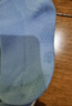 拉比嬰兒襪子秋冬男女寶寶抑菌熊頭短襪堆堆襪2雙裝 藍(lán)色002 曬單實(shí)拍圖