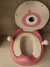 世纪宝贝（babyhood）儿童马桶坐便器 男女宝宝便携小便盆 抽屉式座便器PU软垫 107粉色 实拍图