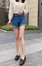 Carl Beck品牌高跟鞋女春夏2023年新款淺口粗跟單鞋女百搭女鞋尖頭小皮鞋女 黑色 35 225mm 曬單實拍圖
