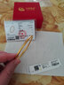 中國黃金（CHINA GOLD）黃金手鐲女足金古法金鐲子素圈結婚首飾七夕情人節(jié)生日禮物送女友 56圈號 約6g【空心加厚-不易變形】 曬單實拍圖