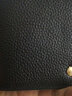 老人頭（LAORENTOU）錢包男士真皮錢夾青年短款頭層牛皮夾票夾 321J002L2A黑色 曬單實(shí)拍圖