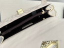 viney牛皮包包女包鏈條包品牌斜挎包單肩包生日禮物送女友老婆 【米白】高級感實(shí)用輕奢小方包 曬單實(shí)拍圖