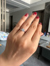 周梵生培育鉆石戒指女PT950鉑金心形六爪人工人造鉆戒1克拉求婚女戒定制 PT950鉑金 培育鉆D/VVS/3EX 1克拉 曬單實(shí)拍圖