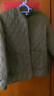 琳璽（LINXI）棉衣棉服女秋冬季菱格夾棉輕薄小棉襖2025新款短款純色外套 淺咖啡色 L 【建議110-120斤】 曬單實拍圖