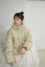 lagogo【三防】立領(lǐng)保暖羽絨服女拉谷谷2024冬新款短款面包服外套 卡其綠 S 曬單實(shí)拍圖