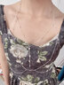 自由說項(xiàng)鏈女胸鏈身體鏈歐美性感比基尼bikini立體后背鏈露背裝配飾銀色 項(xiàng)鏈 曬單實(shí)拍圖
